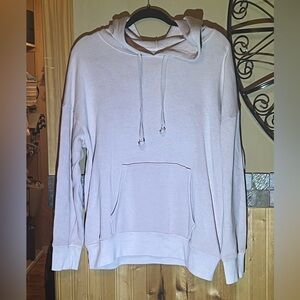 American Eagle Outfitters Cream Hoodie Size Large